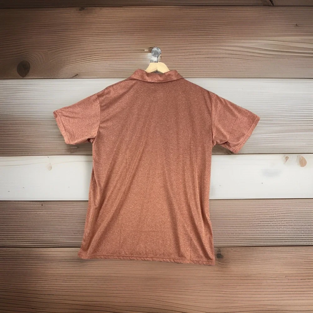Cossniss Golf Polo Shirt Mens Size XL‎ Color Salmo Short Sleeve Dry Fit XL